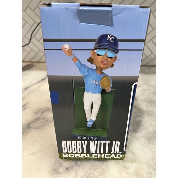 KANSAS CITY ROYALS BOBBY WITT JR. OPENING DAY BOBBLEHEAD 2023 SGA NIB - Picture 1 of 7